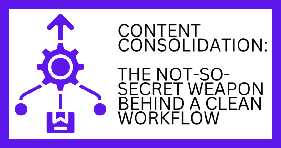 content consolidation